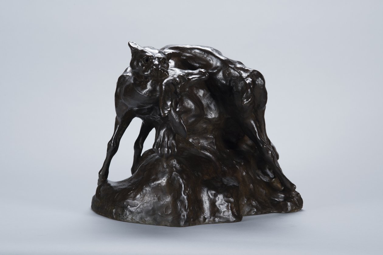 Puma Carrying Deer Carcass, c.1900 (bronze) de Arthur Putnam