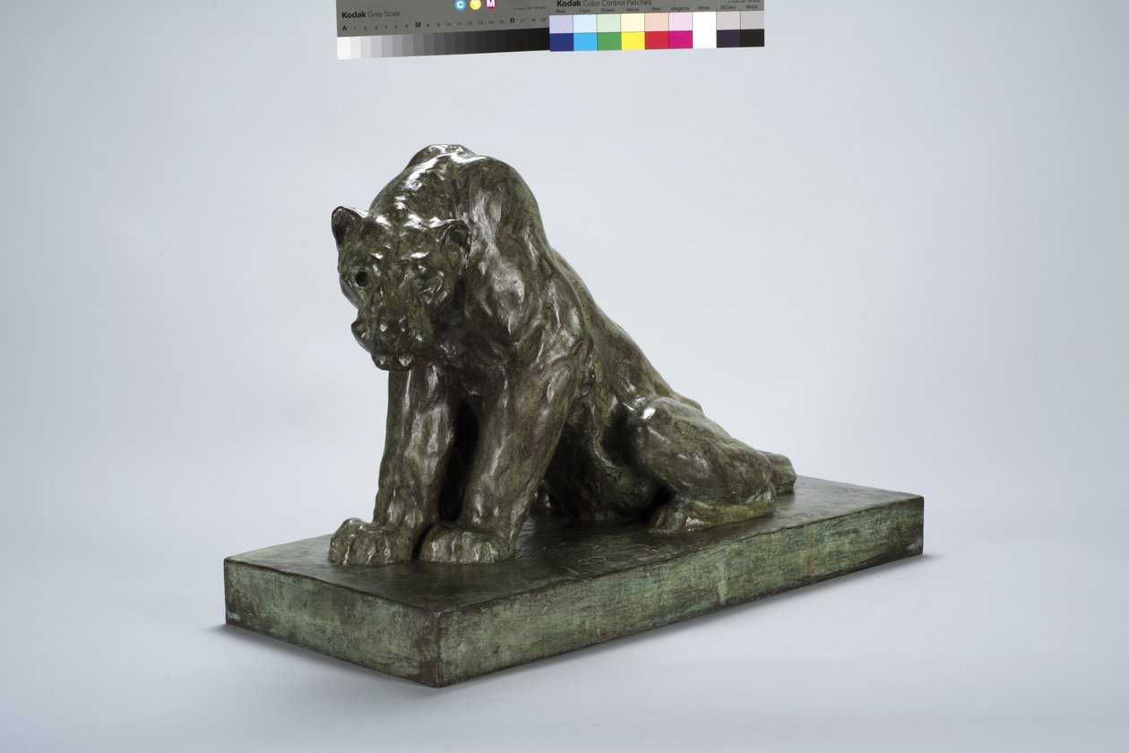 Puma on Guard (bronze) de Arthur Putnam