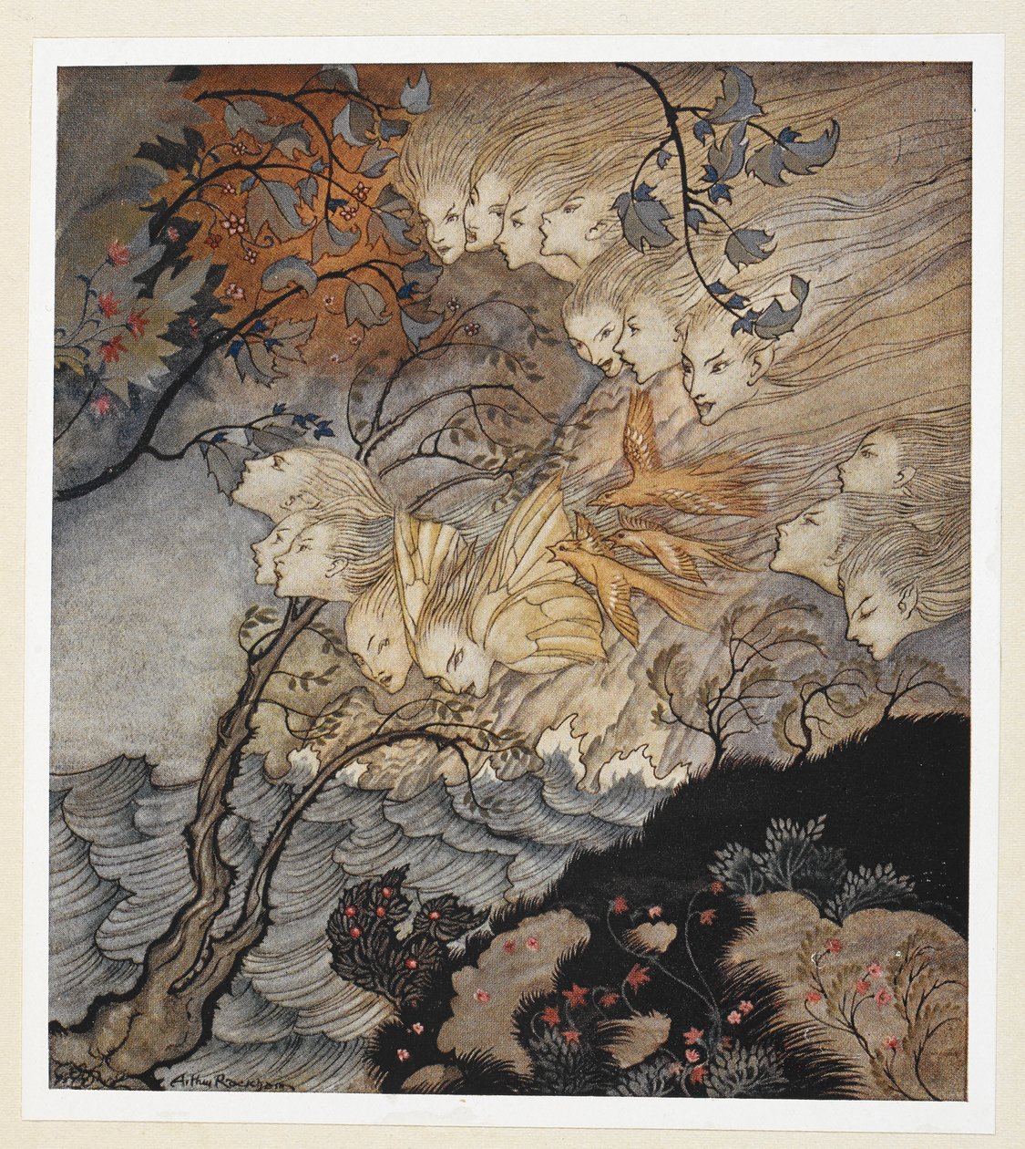 ACT III: Cena II, linha 147
... e por vezes uma voz de Arthur Rackham