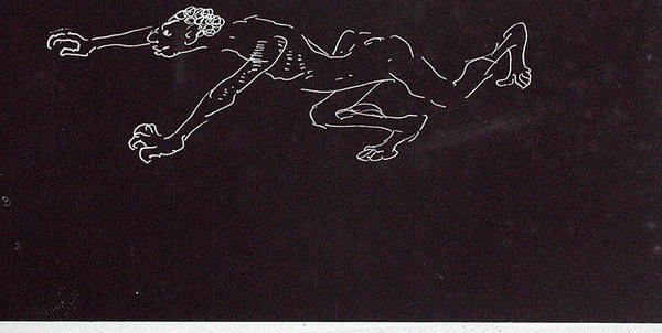 Um Beastie (caneta e tinta sobre papel) de Arthur Rackham