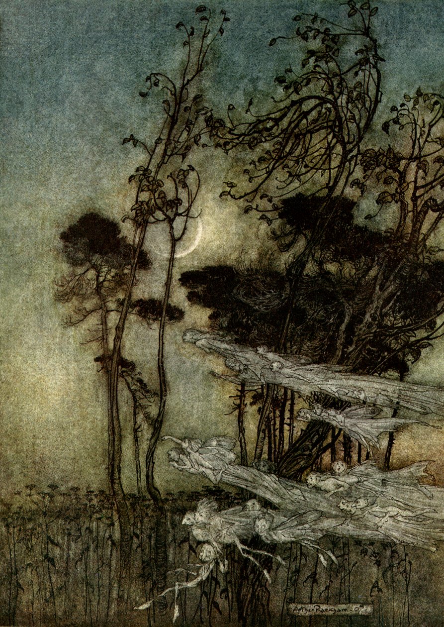 Sonho de uma noite de verão de Arthur Rackham