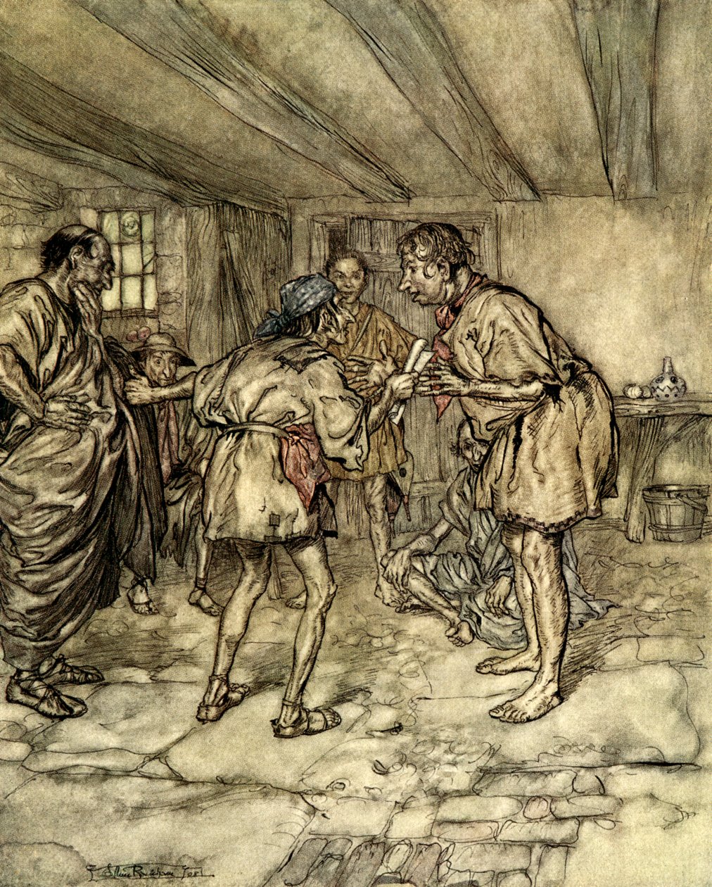 Sonho de uma noite de verão de Arthur Rackham