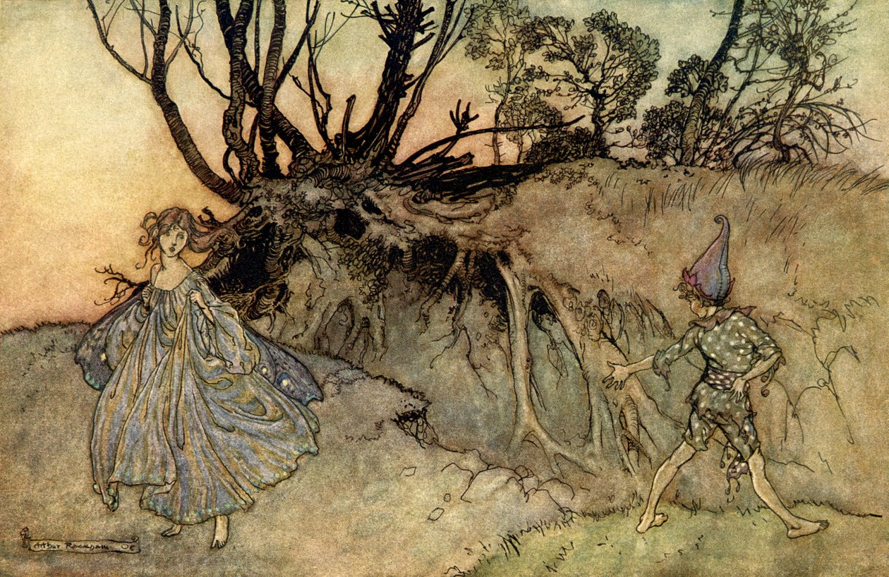 Sonho de uma noite de verão de Arthur Rackham