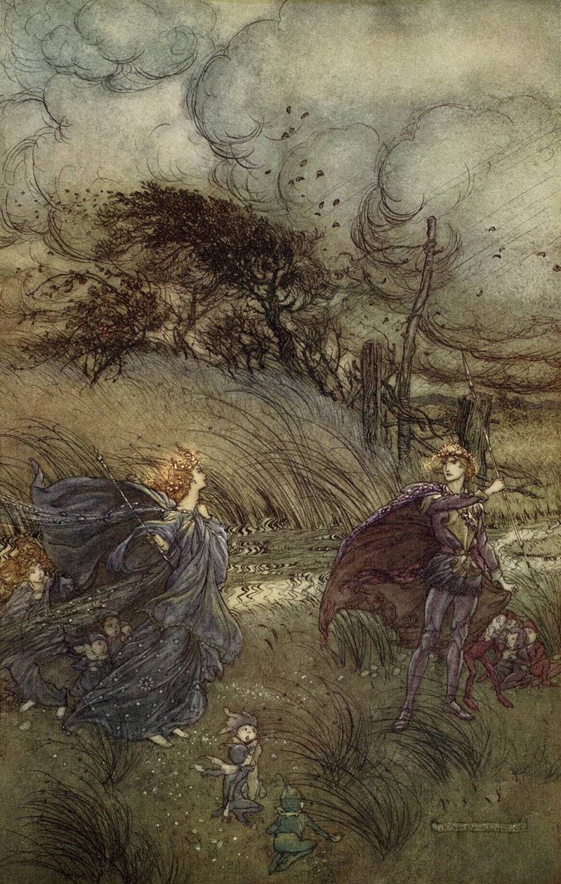 Sonho de uma noite de verão de Arthur Rackham