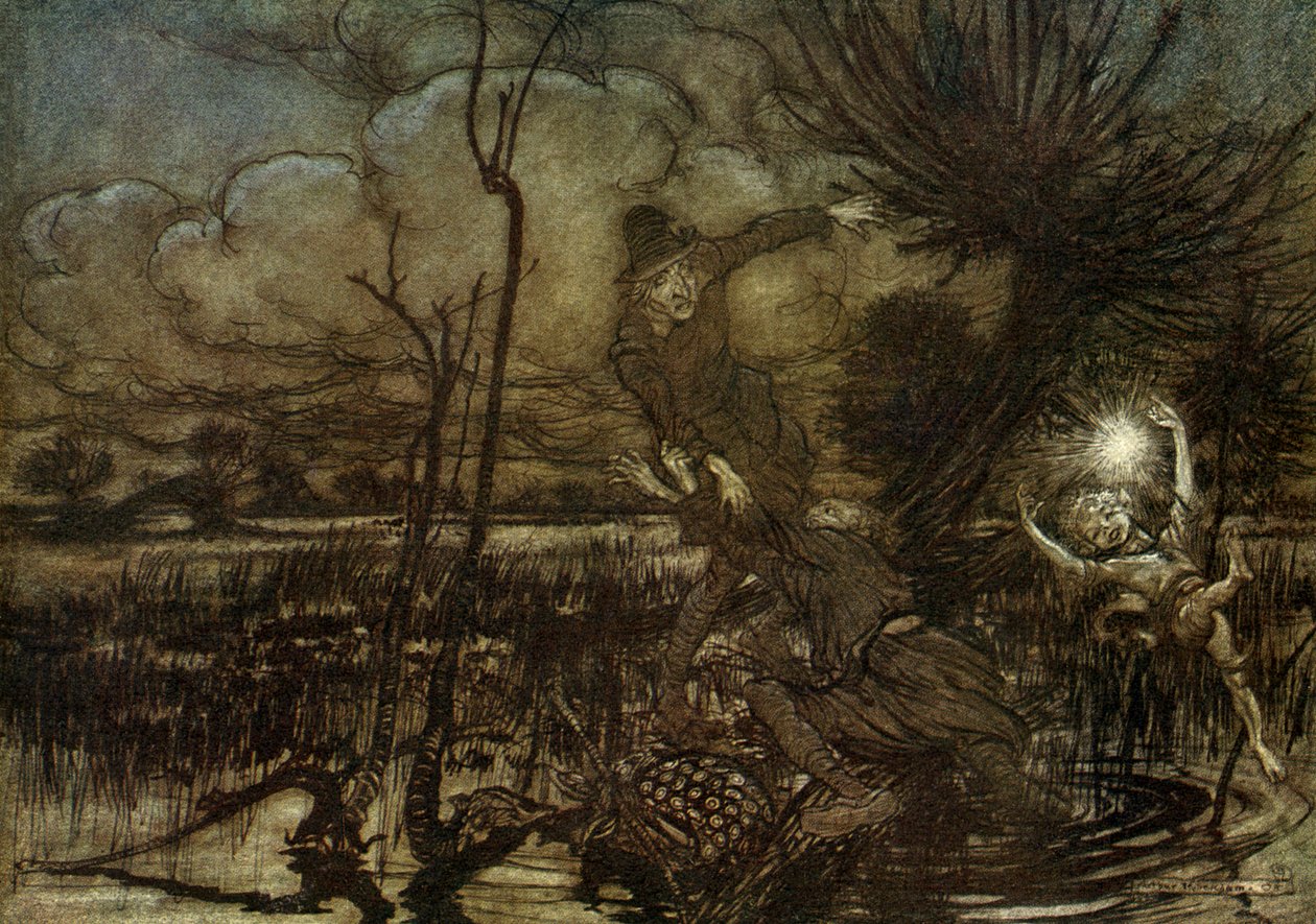Sonho de uma noite de verão de Arthur Rackham