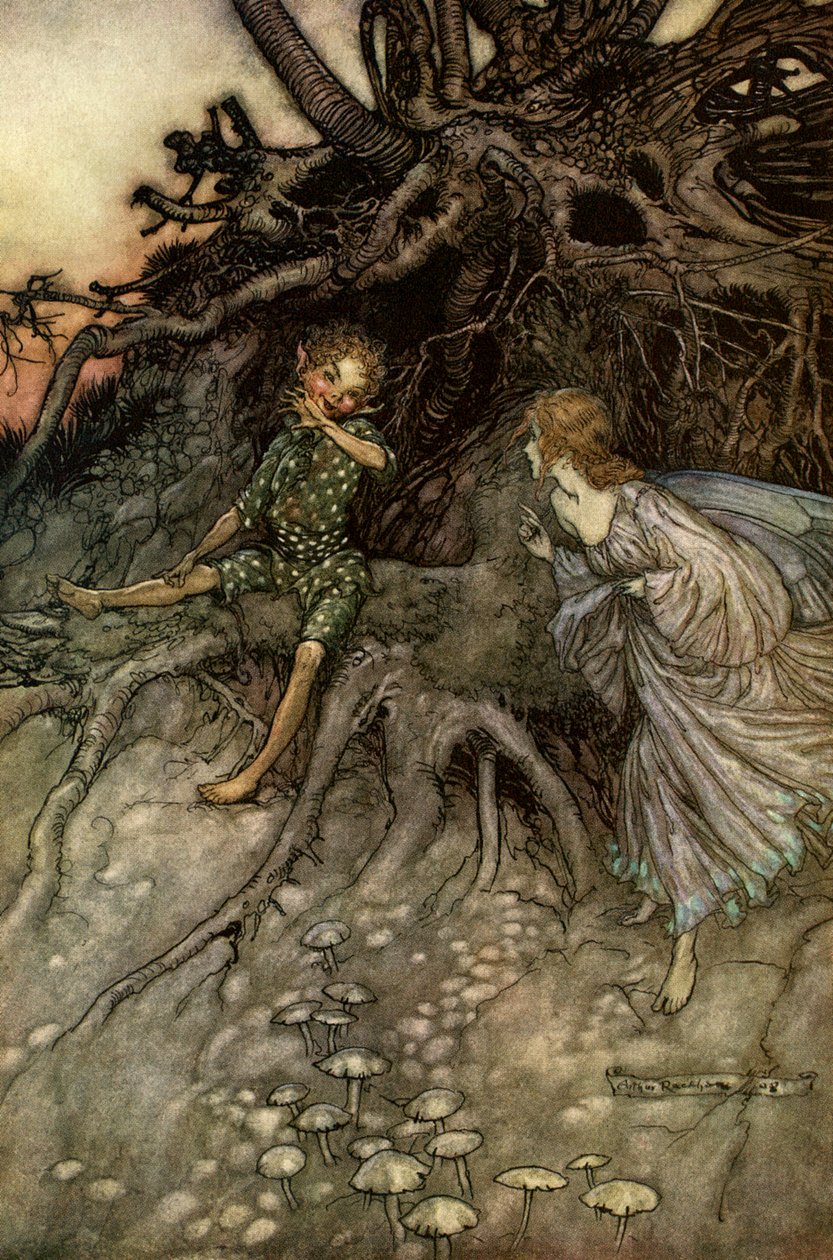 Sonho de uma noite de verão de Arthur Rackham