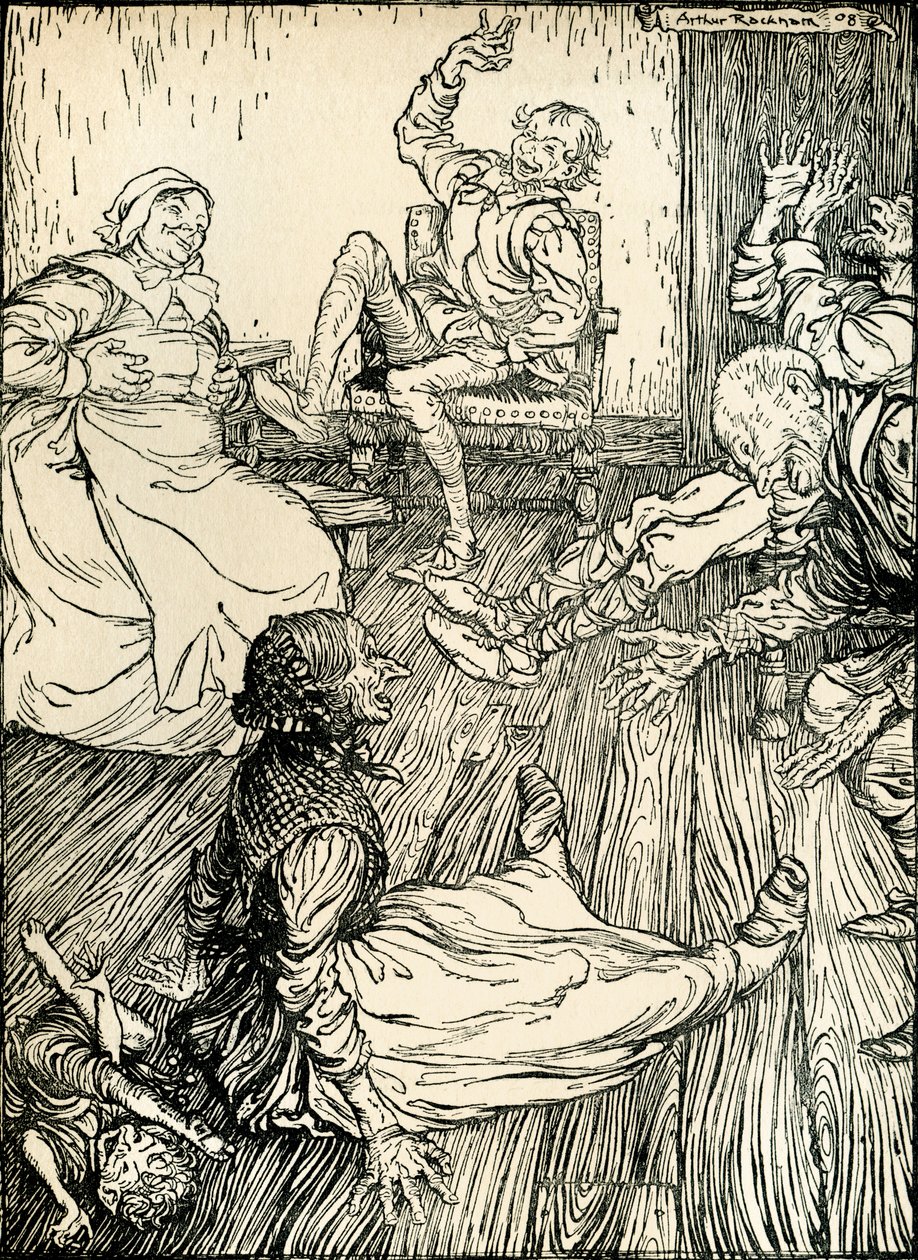 Sonho de uma noite de verão de Arthur Rackham