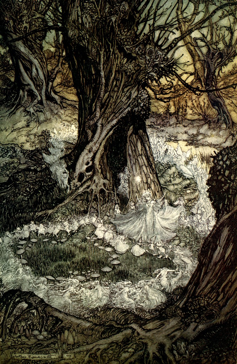 Sonho de uma noite de verão de Arthur Rackham