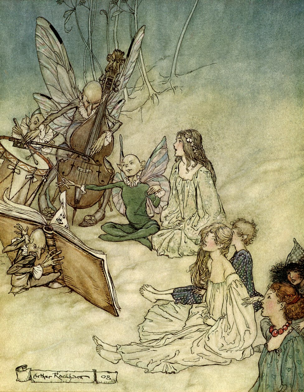 Sonho de uma noite de verão de Arthur Rackham