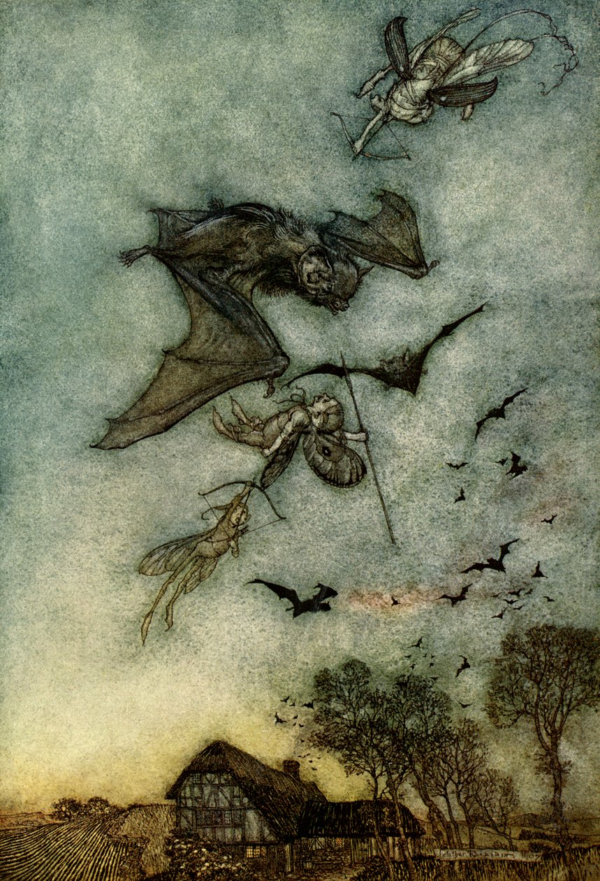 Sonho de uma noite de verão de Arthur Rackham