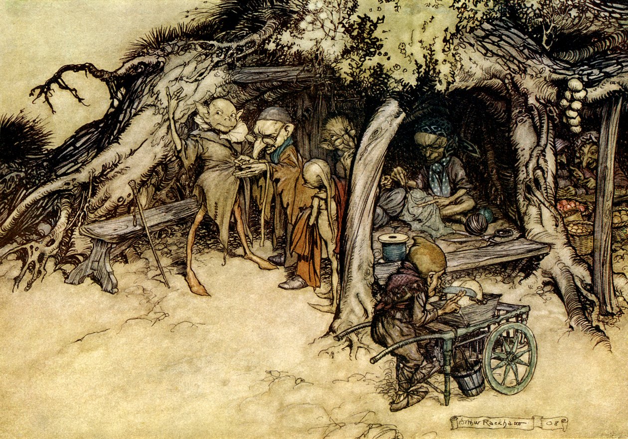 Sonho de uma noite de verão de Arthur Rackham
