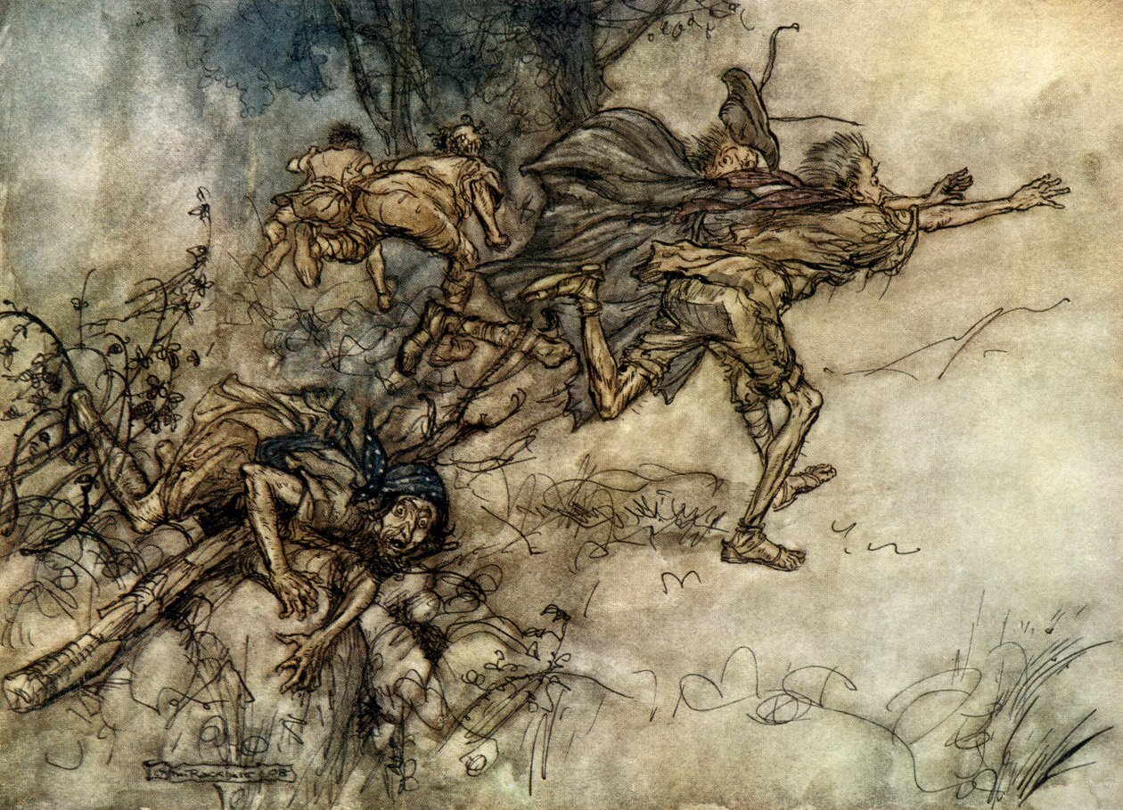 Sonho de uma noite de verão de Arthur Rackham