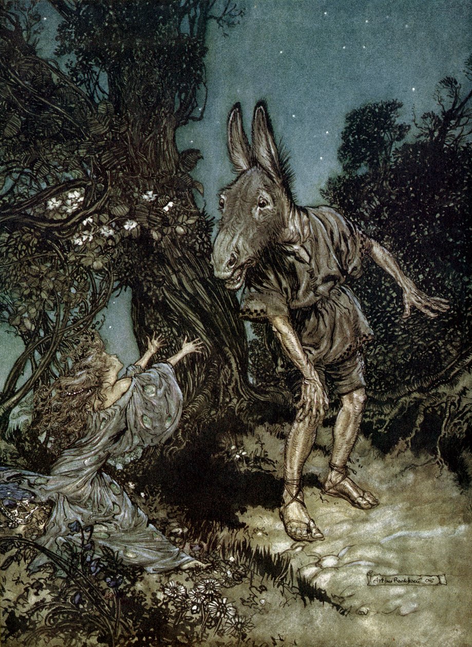 Sonho de uma noite de verão de Arthur Rackham