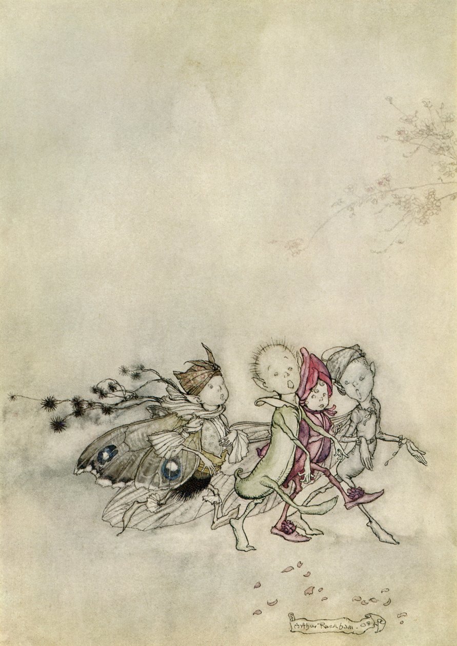 Sonho de uma noite de verão de Arthur Rackham