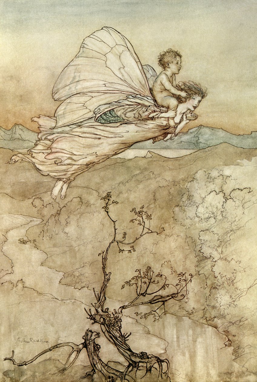 Sonho de uma noite de verão de Arthur Rackham