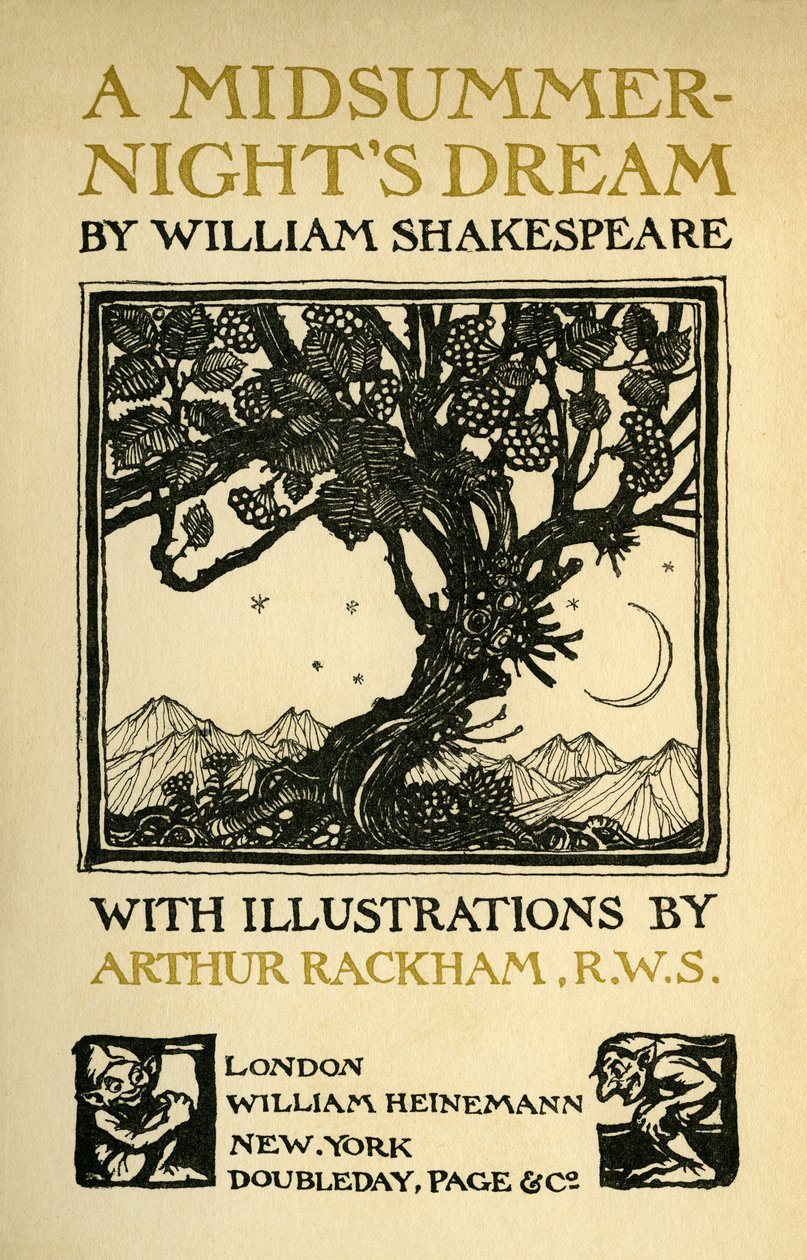 O Sonho de uma Noite de Verão de Arthur Rackham
