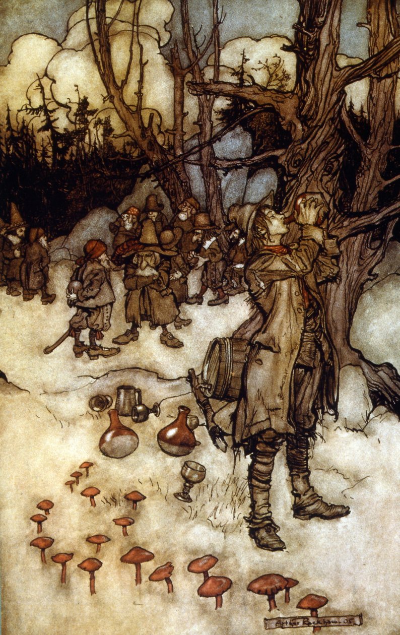 Uma pequena história do autor americano Washington (ilustração) de Arthur Rackham