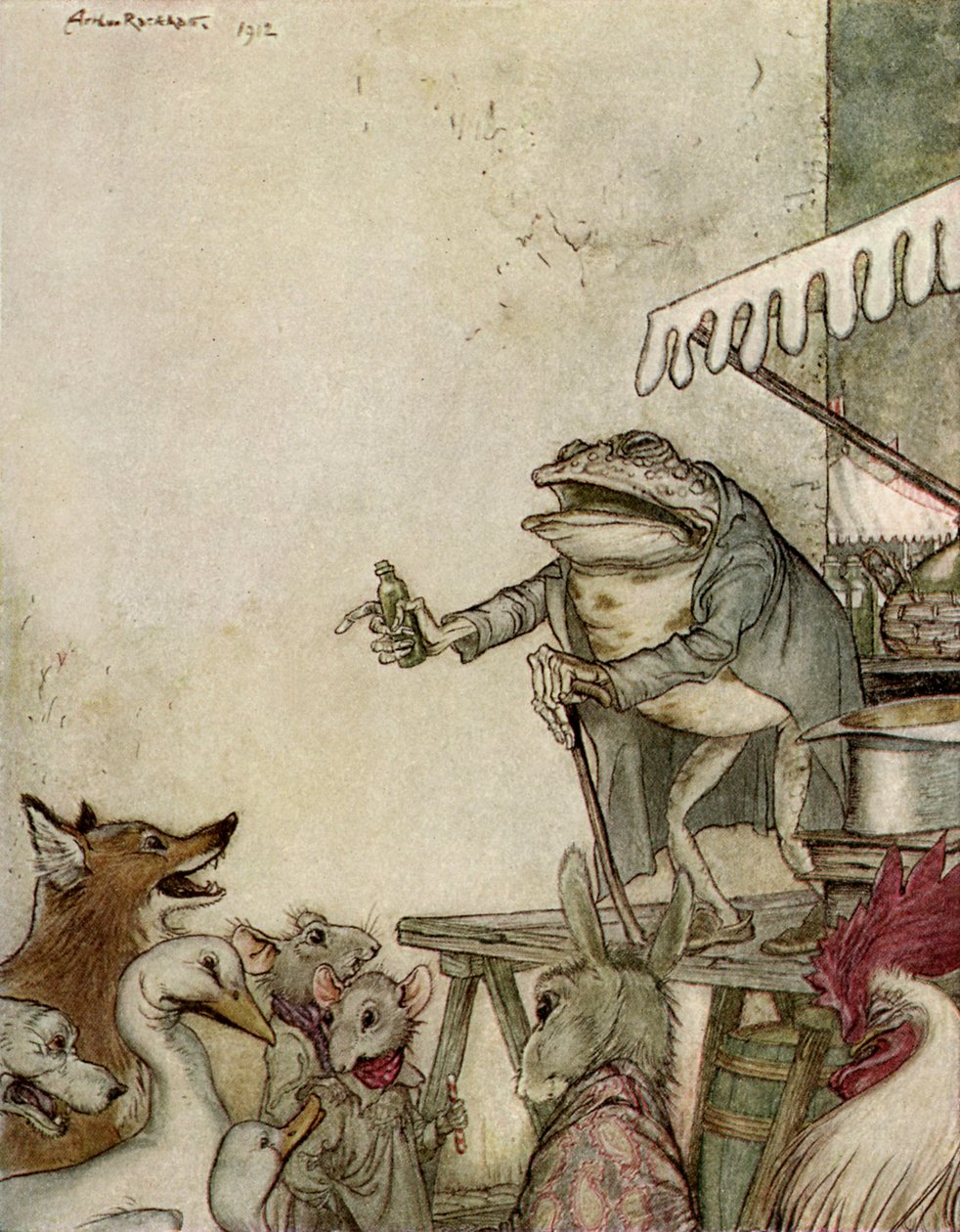 Fábulas de Esopo de Arthur Rackham