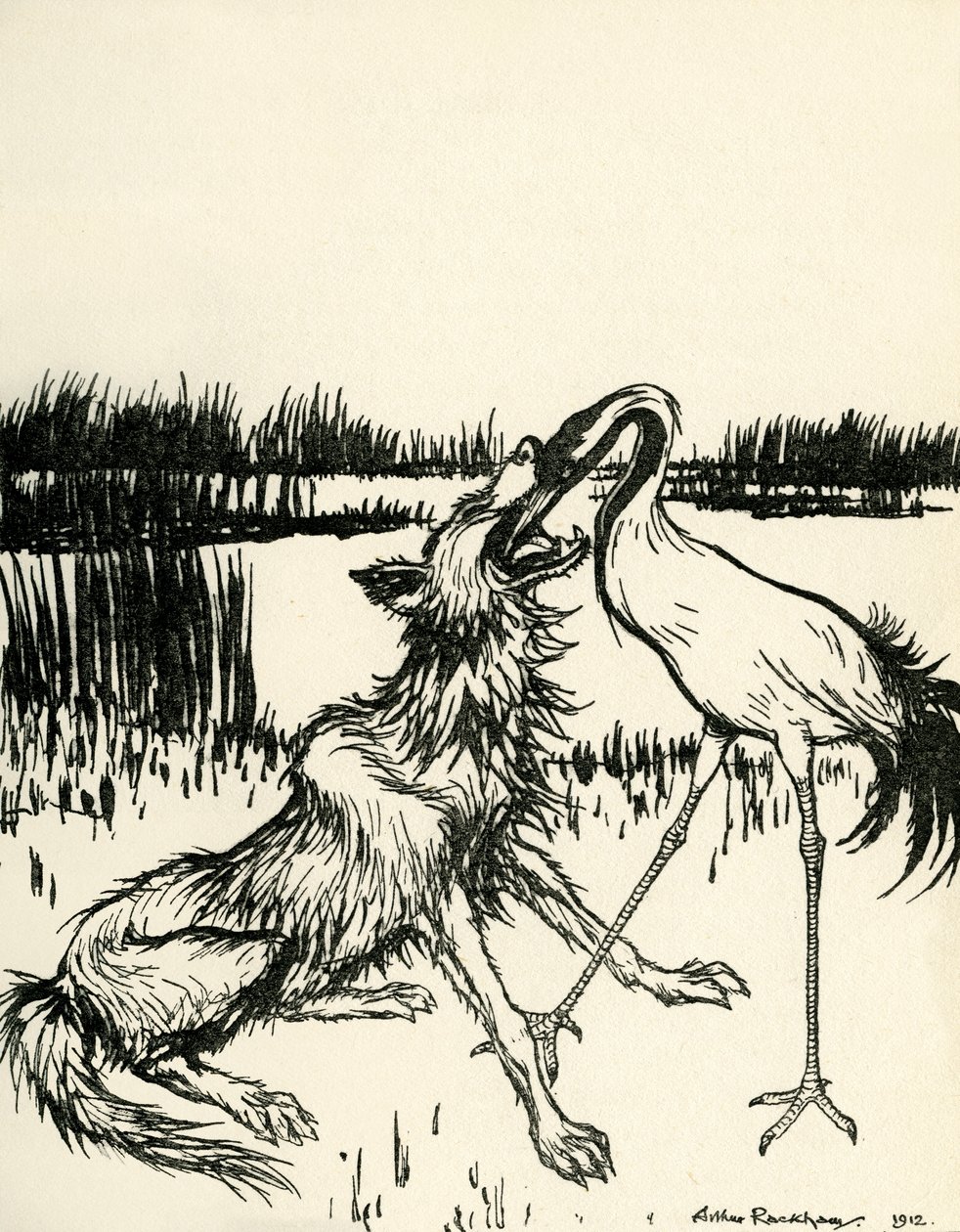 As Fábulas de Esopo de Arthur Rackham