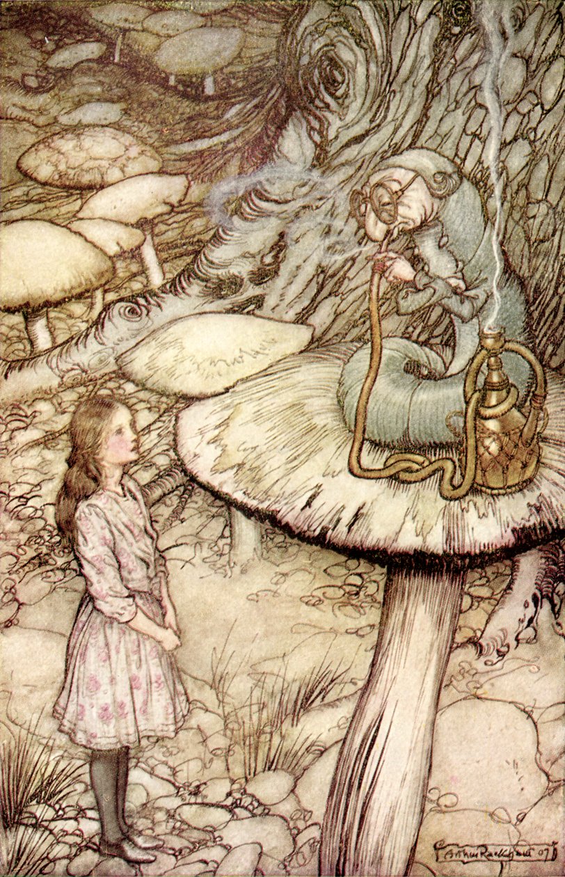 Alice s aventuras no país das maravilhas por Lewis Carroll de Arthur Rackham