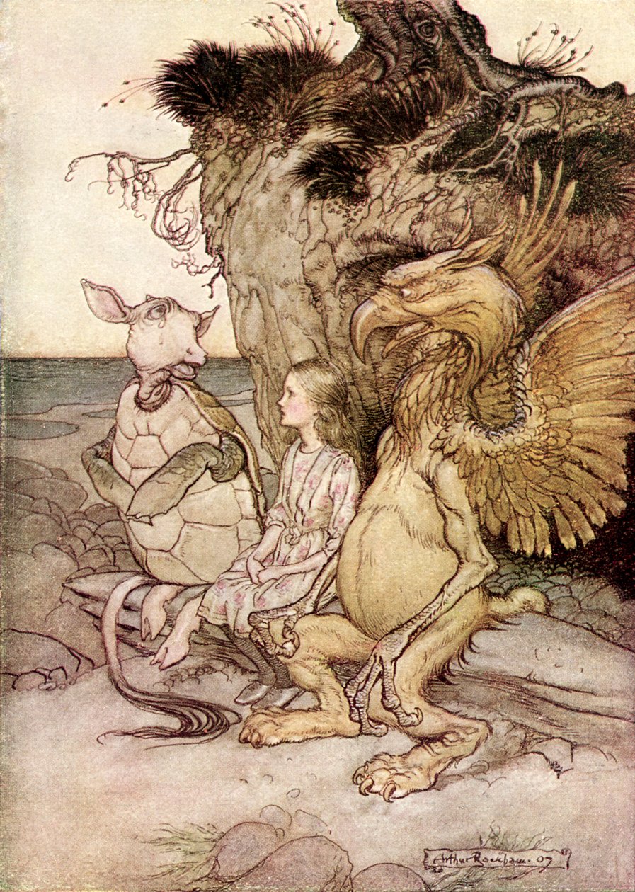 Alice s aventuras no país das maravilhas por Lewis Carroll de Arthur Rackham
