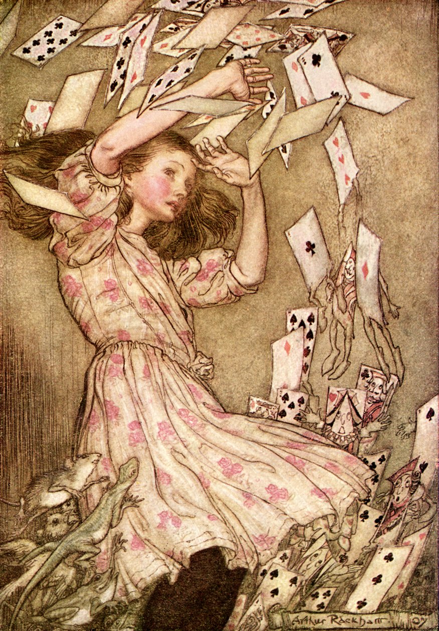 Alice s aventuras no país das maravilhas por Lewis Carroll de Arthur Rackham