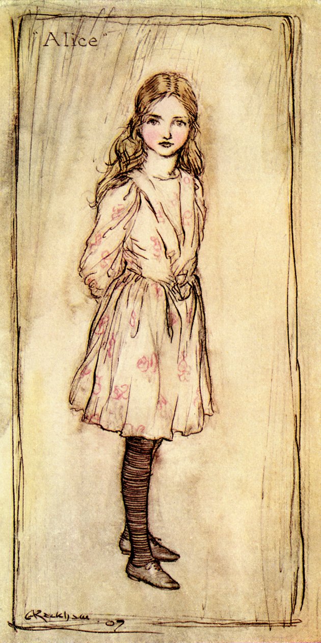 Alice s aventuras no país das maravilhas por Lewis Carroll de Arthur Rackham
