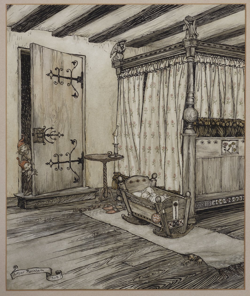 ".... Quase Tempo das Fadas", 1908 de Arthur Rackham