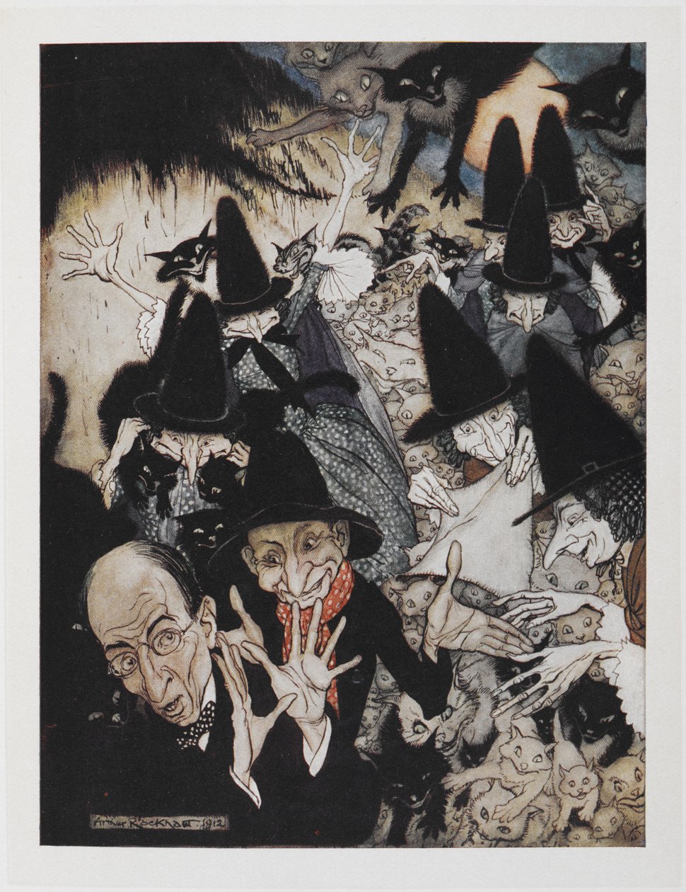 Como eu ia para St. Ives de Arthur Rackham