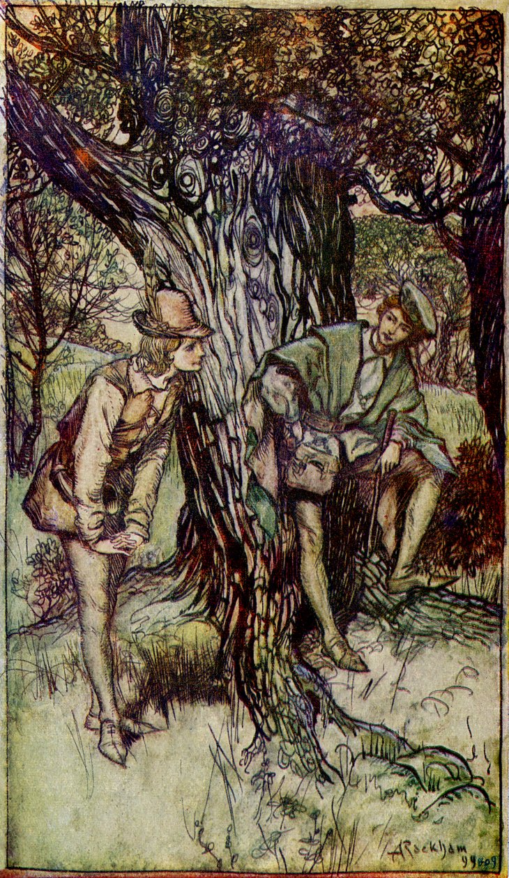 Como você gosta de William Shakespeare de Arthur Rackham