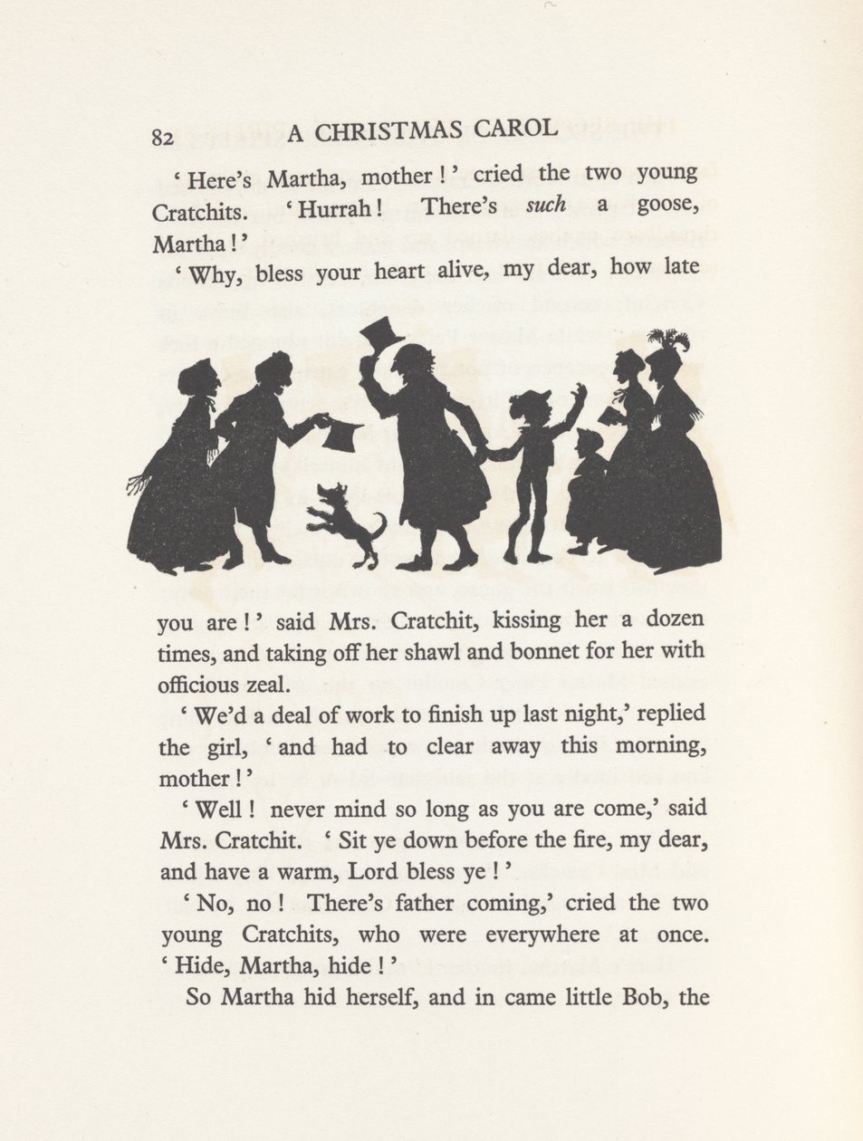&39;Bob Cratchit e Tiny Tim&39;, 1915 (lito) de Arthur Rackham