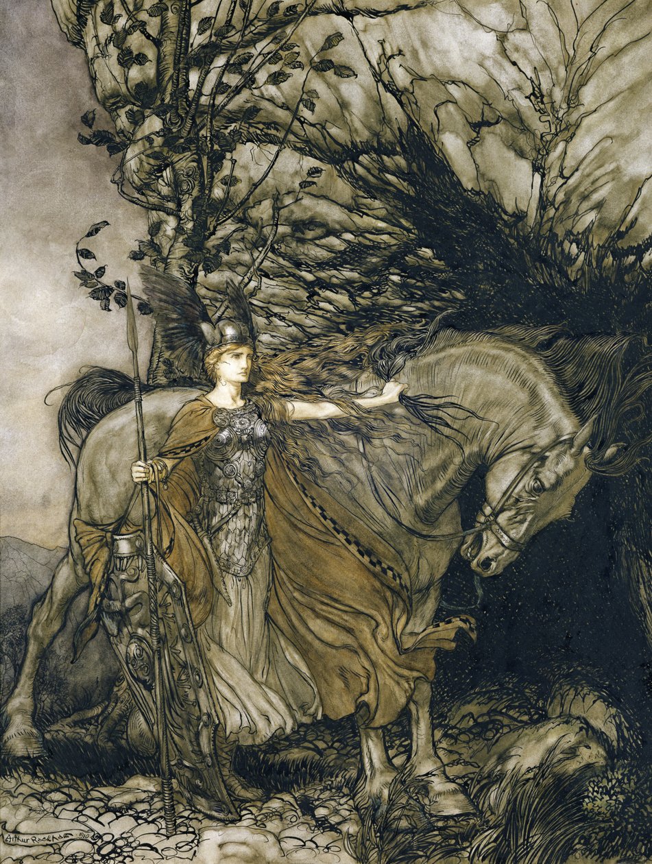 Brunnhilde de Arthur Rackham