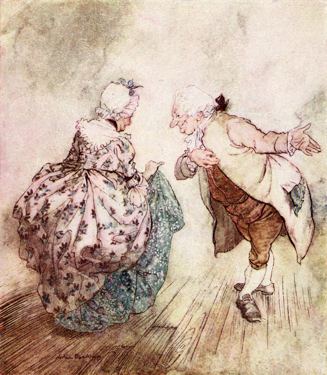 Uma canção de natal de Charles Dickens de Arthur Rackham