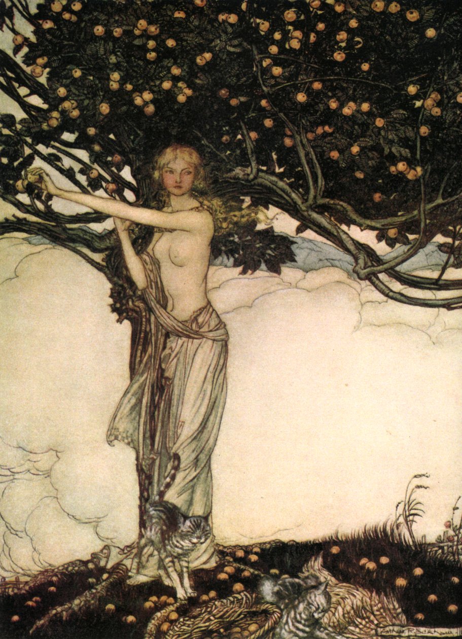 Freia, o Justo, c1910. de Arthur Rackham