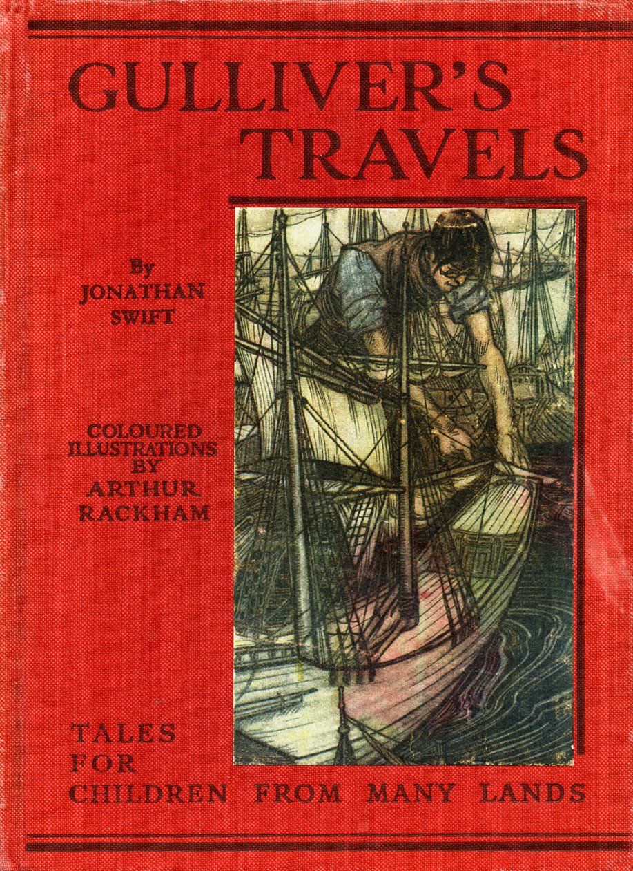 Gullivers Travels de Johnathan Swift de Arthur Rackham