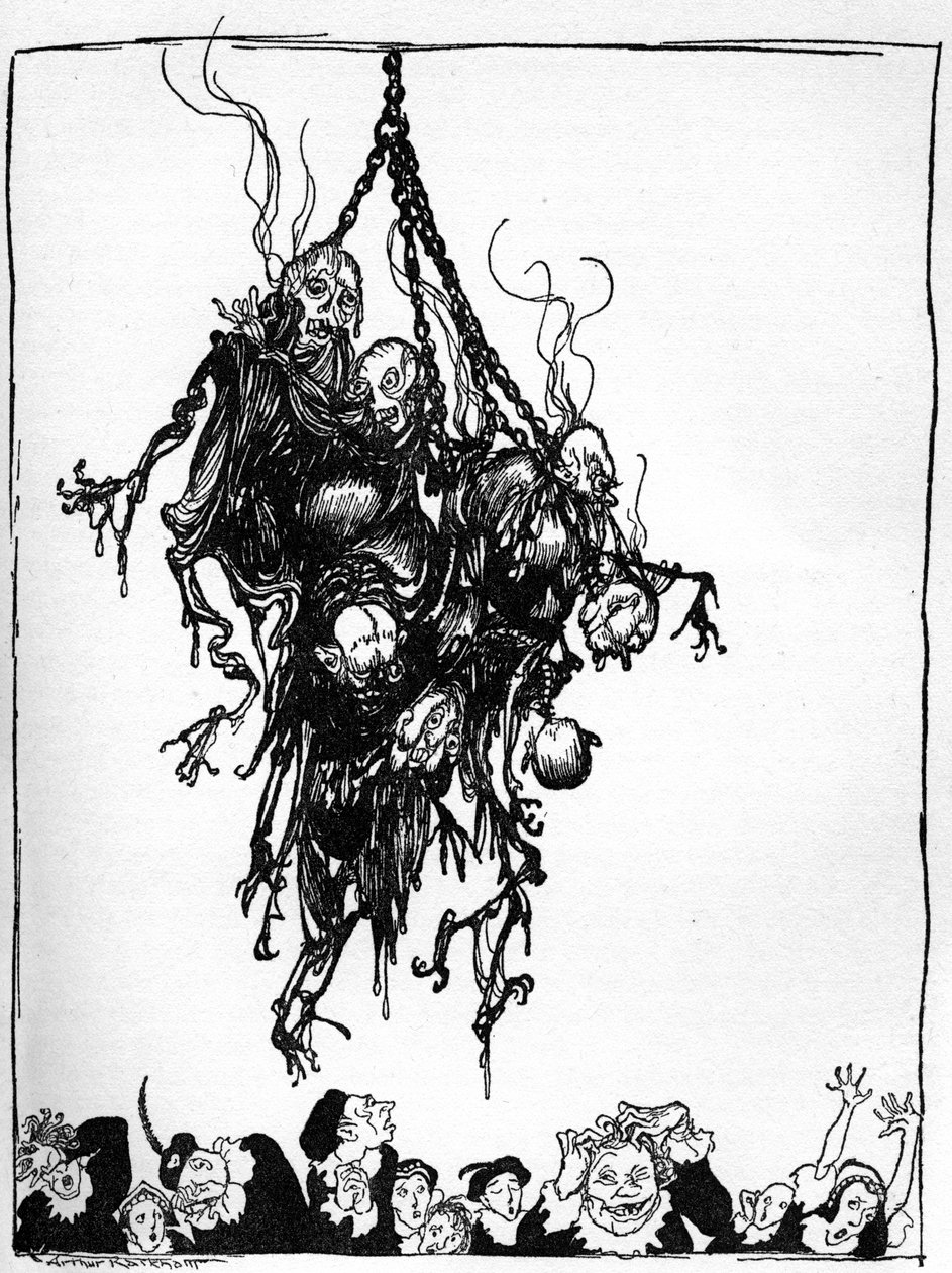 "Hop-Frog" de Edgar Allan Poe de Arthur Rackham