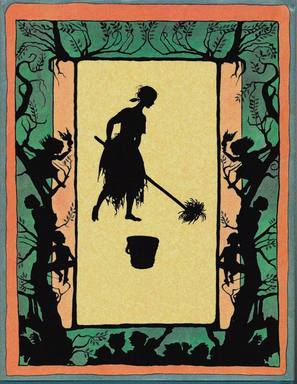 Ilustração para o conto de fadas Cinderela de Arthur Rackham