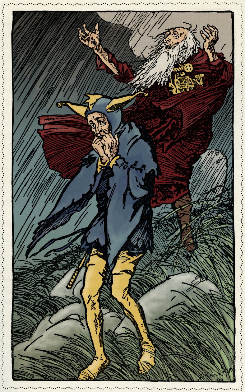 Rei Lear por William Shakespeare de Arthur Rackham