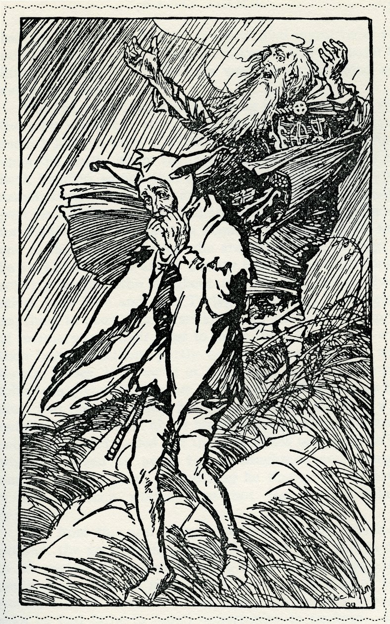 Rei Lear, de William Shakespeare de Arthur Rackham
