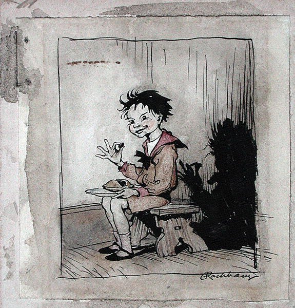 Pequeno Jack Horner, ilustração de 