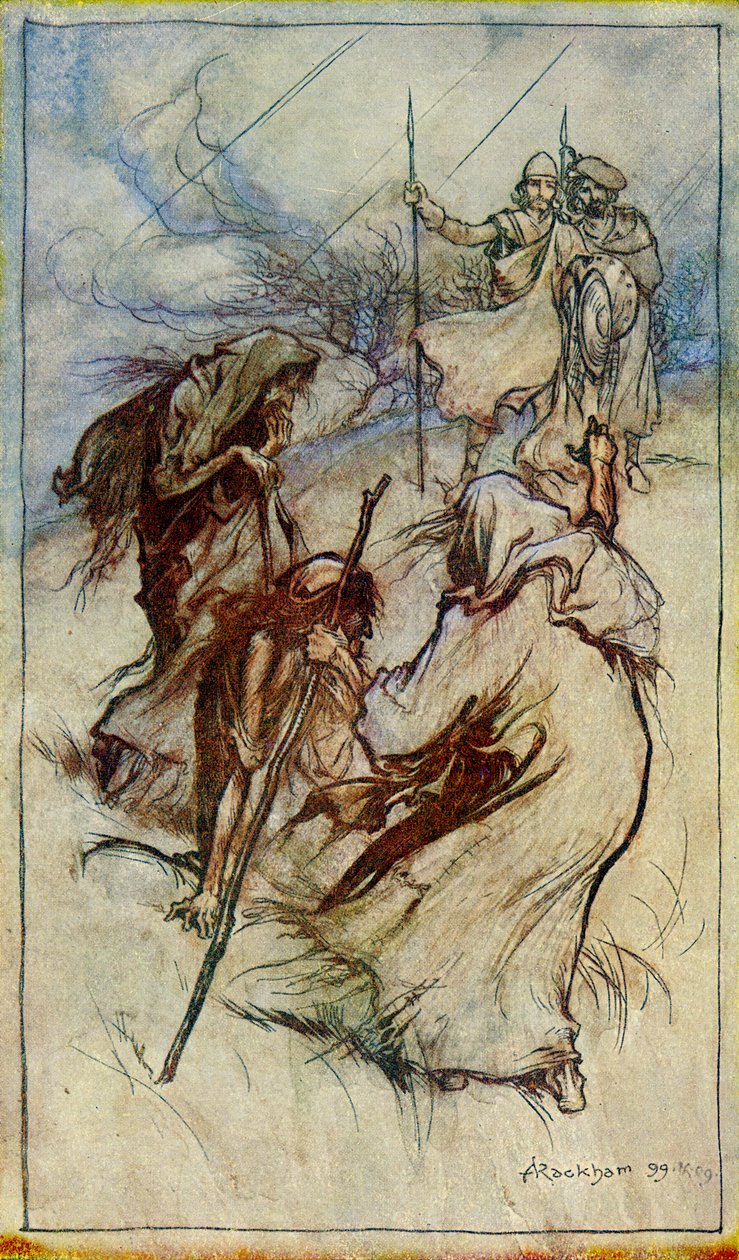 Macbeth por William Shakespeare de Arthur Rackham