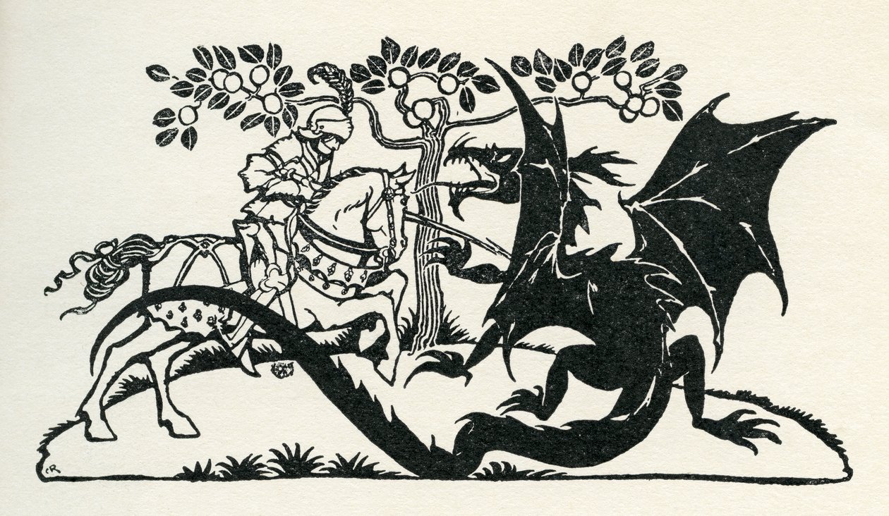 São Jorge de Merrie Inglaterra de Arthur Rackham