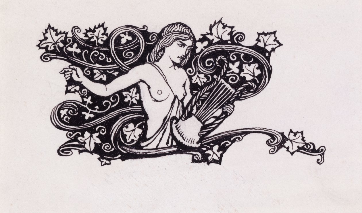 Sweetest Echo, Sweetest Nymph, ilustração de Comus, de John Milton (1608-74), versão publicada em 1921 de Arthur Rackham