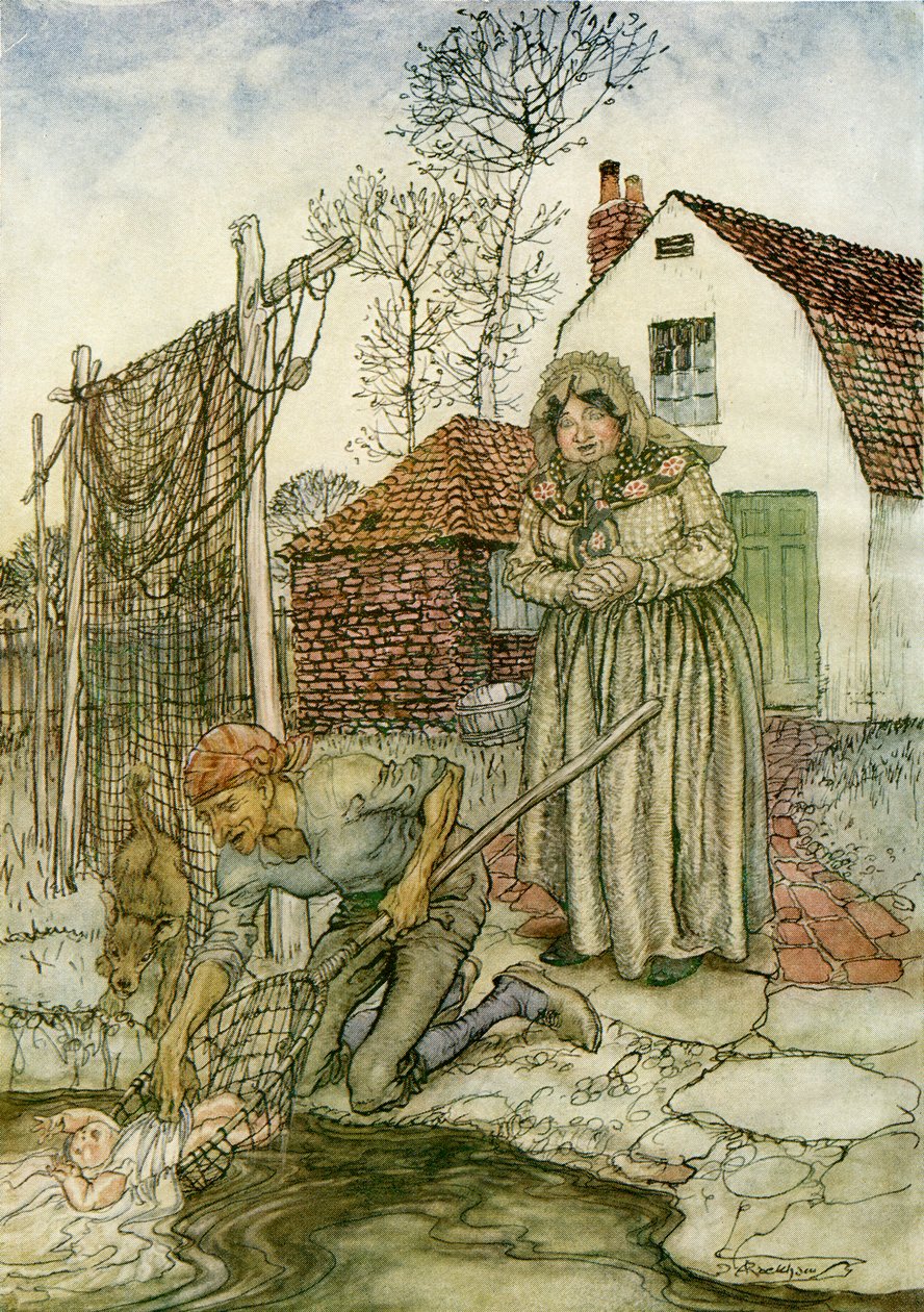 O Peixe e o Anel de Arthur Rackham