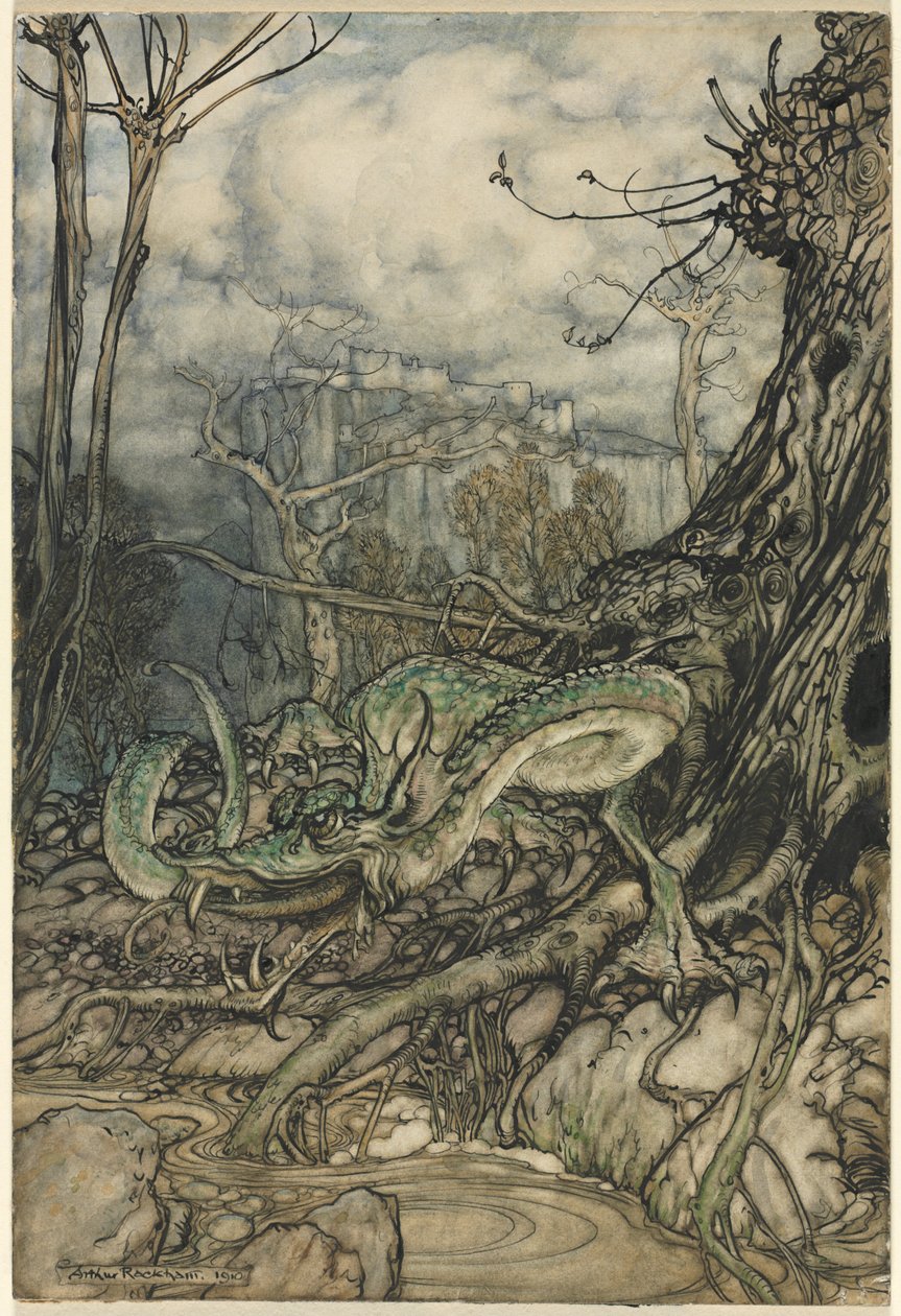 O Dragão Verde de Arthur Rackham