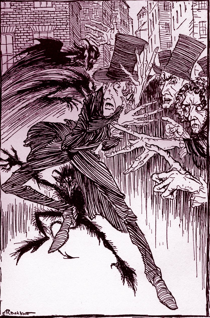 O Imp do perverso por Edgar Allan Poe de Arthur Rackham