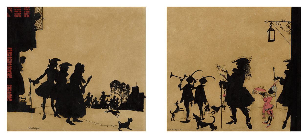 Die Verkündigung [aus Aschenputtel] de Arthur Rackham