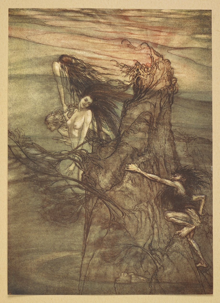 O Rhine-maiden. de Arthur Rackham