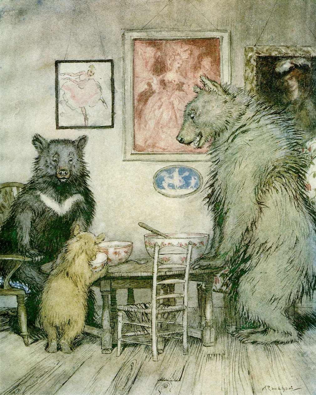 Os Três Ursos de Arthur Rackham