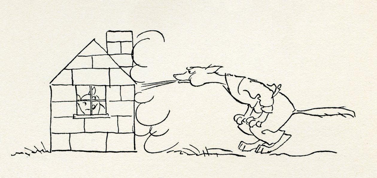 Os Três Porquinhos de Arthur Rackham